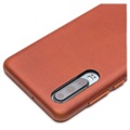 Qialino Premium Huawei P30 Leather Case - Brown