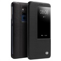 Qialino Smart View Huawei Mate 20 X Flip Leather Case - Black