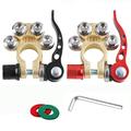 Morsetti a sgancio rapido a 4 vie per auto, camion e roulotte a 12 V/24 V - 2 pezzi