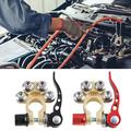 Morsetti a sgancio rapido a 4 vie per auto, camion e roulotte a 12 V/24 V - 2 pezzi