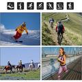 Imbracatura con tracolla singola a sgancio rapido per action cam - Nero