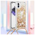 Custodia in TPU Serie Quicksand per Nothing Phone (1) - Oro
