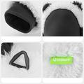 Guanti da sci Qunature Panda per bambini e adulti - S - Nero / Bianco