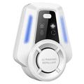 R1 repellente ultrasonico intelligente per insetti con indicatore LED - modello da presa - bianco