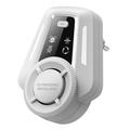 R1 repellente ultrasonico intelligente per insetti con indicatore LED - modello da presa - bianco