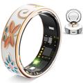 R18 Elegante anello intelligente in smalto - Dimensioni: 21.4mm - Colorato