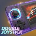 Console di gioco portatile R36H con giochi - 128 GB - Arancione traslucido