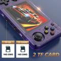 Console di gioco portatile R36H con giochi - 128 GB - Arancione traslucido