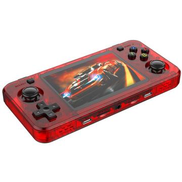 Console di gioco portatile R36H con giochi - 128 GB - Rosso traslucido