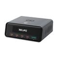 Stazione di ricarica rapida RELIFE Q8 165W con tecnologia GaN - 4 porte USB-C / 1 porta USB-A - Grigio