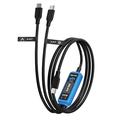 Cavo di prova RELIFE XA7 2-in-1 con ricarica rapida USB-C e display digitale - Nero