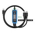 Cavo di prova RELIFE XA7 2-in-1 con ricarica rapida USB-C e display digitale - Nero