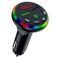 Baseus Energy Column QC3.0 Car Charger / Bluetooth FM Transmitter - Silver