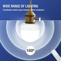 Lampadina LED RGB con batteria da 3600 mAh, telecomando