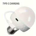 Lampadina LED RGB con batteria da 3600 mAh, telecomando