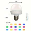 Lampadina LED RGB con batteria da 3600 mAh, telecomando
