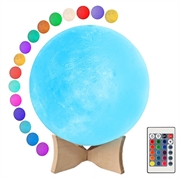 Lampada lunare a LED RGB / Luce notturna YK2302 - 15 cm, 1000 mAh