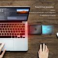 Ventola Turbo RGB per laptop - 4 velocità - Nero