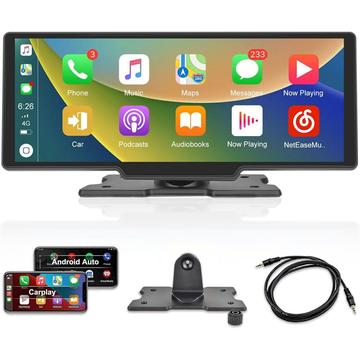 RH-W517 Schermo wireless CarPlay/Android Auto da 10.3" con trasmettitore FM e connettività Bluetooth