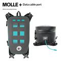 Borsa da serbatoio impermeabile per moto Rhinowalk MCY2601 da 2l - Nero
