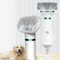 RK51 Asciugacapelli 2 in 1 per animali domestici con spazzola a setole - Bianco