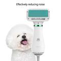 RK51 Asciugacapelli 2 in 1 per animali domestici con spazzola a setole - Bianco