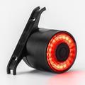 ROCKBROS Q3 Sensing Auto On/Off Luce per bicicletta Fanale posteriore per bicicletta impermeabile USB LED per ciclismo notturno - Nero