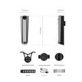 Rockbros RB02 Fanale posteriore intelligente per bicicletta - Sensore del freno, 10 modalità, IPX5, USB-C - Nero