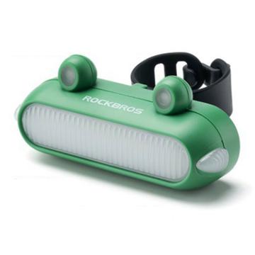 ROCKBROS RFL02 LED Fanale posteriore della bicicletta Rana Bicicletta Torcia posteriore di sicurezza Luce del freno - Verde
