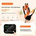 Guanto elettrico per la riabilitazione della mano RRG-100 - Touchscreen con intelligenza artificiale - Arancione / Mano destra / L