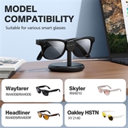 Ray-Ban Meta Wayfarer/Skyler/Headliner/Oakley Supporto di ricarica HSTN - Nero