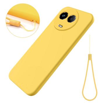 Custodia in Silicone Liquido per Realme 11/11x - Gialla