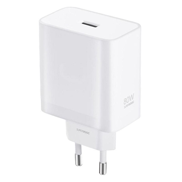 Realme 80W SuperVooc Caricatore USB-A VCB8OAEH - Bianco