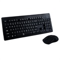 Rebeltec Millenium Wireless Keyboard and Mouse Set - Black