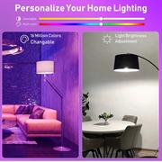 Lampadina ricaricabile con RGB e telecomando - E27 - 2 pezzi.