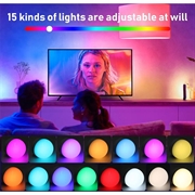 Lampadina ricaricabile con RGB e telecomando - E27 - 2 pezzi.