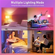 Lampadina ricaricabile con RGB e telecomando - E27 - 2 pezzi.
