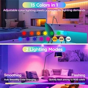 Lampadina ricaricabile con RGB e telecomando - E27 - 2 pezzi.