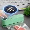 Mini sigillatore sottovuoto portatile ricaricabile per alimenti - Verde