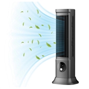 Ventilatore da tavolo ricaricabile con USB-C - 3 velocità - Nero
