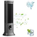 Ventilatore da tavolo ricaricabile con USB-C - 3 velocità - Nero