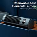 Ventilatore da tavolo ricaricabile con USB-C - 3 velocità - Nero