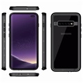 Redpepper IP68 Samsung Galaxy S10 Waterproof Case - Black / Clear