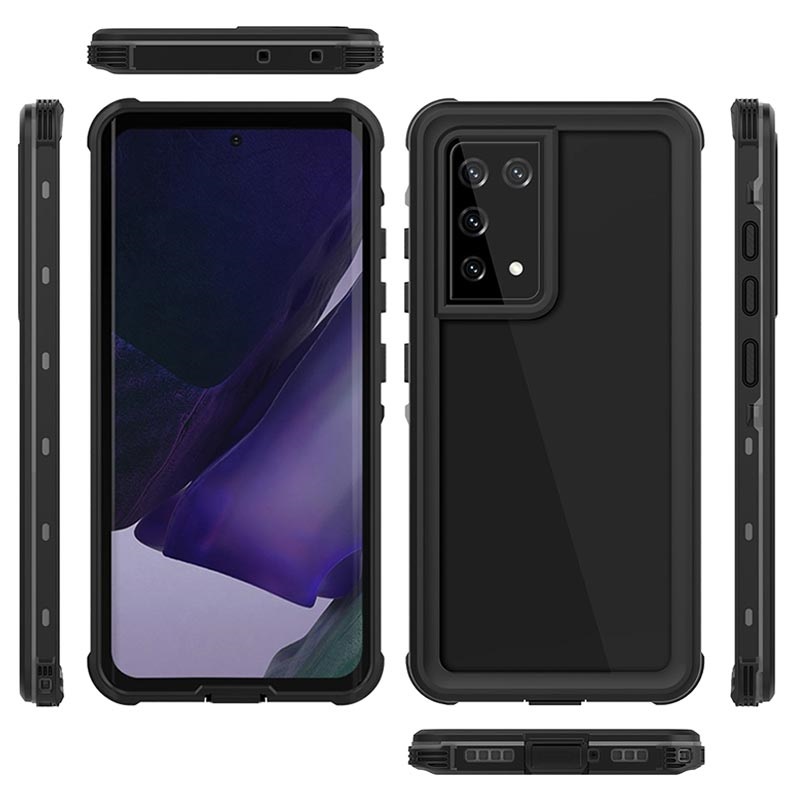 PunkCase StudStar Impermeabile IP68 Per Samsung Galaxy A32 – Certificazione Militare Antiurto, Custodia Slim Nera - 3