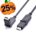 Reekin Cavo HDMI ad alta velocità con Ethernet - Full HD, 270° - 3m