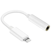 Adattatore audio da fulmine a jack da 3.5mm di Reekin - 10cm - Bianco
