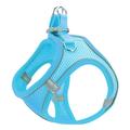 Pettorina riflettente per cani e gatti con guinzaglio - L - Blu cielo