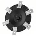 Disco di taglio di ricambio con 6 lame per tosaerba robotizzato Mammotion YUKA 1500/2000/3000