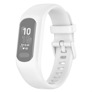 Cinturino di Ricambio in Silicone con Telaio Integrato Garmin Vivosmart 5 - Bianco