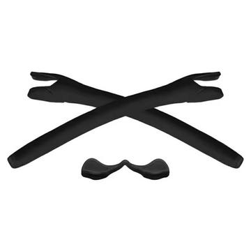 Aste e naselli di ricambio per gli occhiali da sole Oakley Radar - Nero